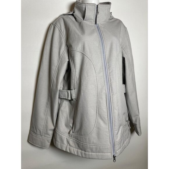 Free Country Faux Fur Lined Jacket Women's, Size Large Gray Faux Fur lining - Picture 7 of 12